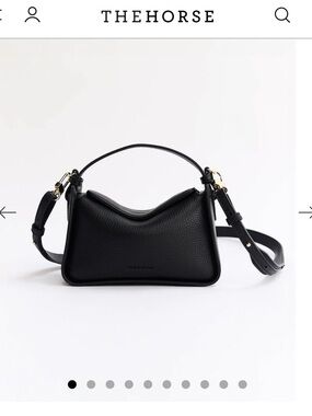 The Horse Mini Clementine Leather Bag - Black